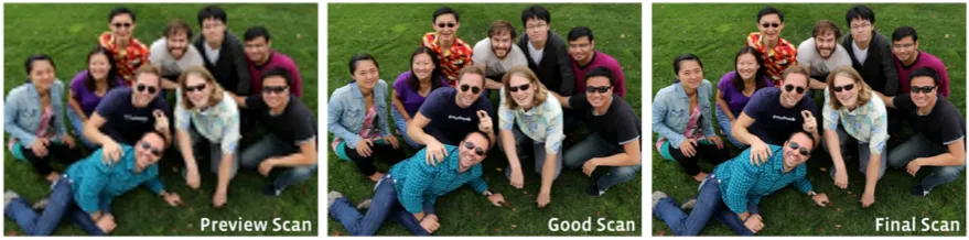 Preview/Good/Final scan